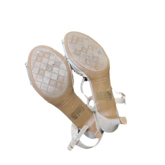 DREAM PAIRS Women Rhinestone and Mesh Ankle Strap 2.5" Heels Sz 9 Sparkly! - Picture 7 of 9